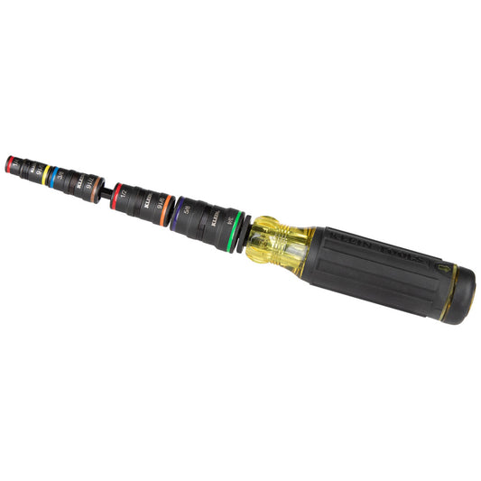 Klein Tools 9-in-1 Impact Rated Flip Socket Set- A-32934