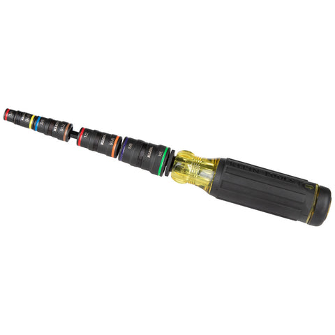 Klein Tools 9-in-1 Impact Rated Flip Socket Set- A-32934