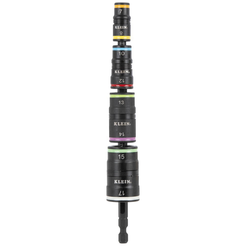 Klein Tools 8-in-1 Metric Impact-Rated Flip Socket Set- A-32934M