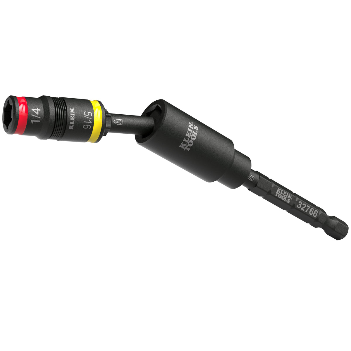 Klein Tools Impact Flip Socket With Swivel Adapter, 3-Piece- A-32982