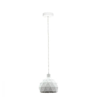 Roccaforte 1 Light Pendant White 170mm - 33344N