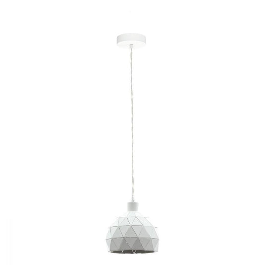 Roccaforte 1 Light Pendant White 170mm - 33344N - ARCK Electrical Wholesale Supplies