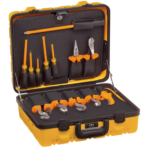 Klein Tools 1000V Insulated Utility Tool Kit in Hard Case, 13-Piece- A-33525