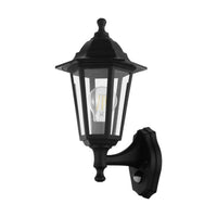 Duanera Wall Lantern Black With Sensor - 33777N