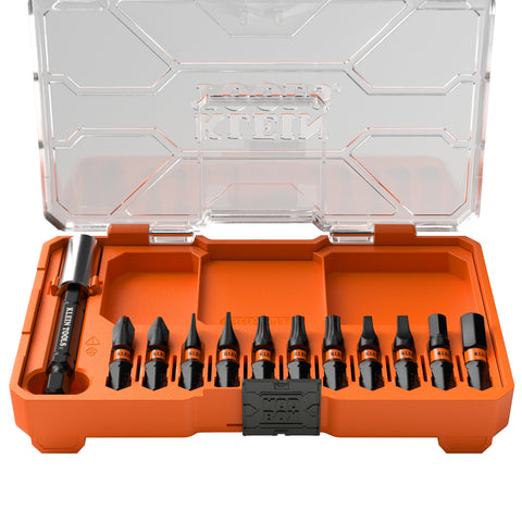 Klein Tools Slim ProFlex Impact-Rated Bit Set, 12-Piece- A-33801S