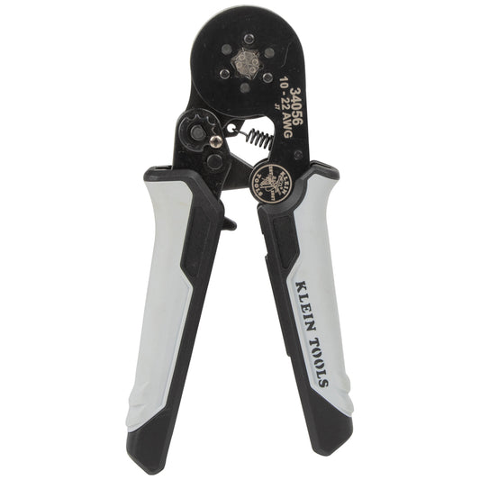 Klein Tools Ratcheting Ferrule Hex Crimper, 10 to 22 AWG Wire- A-34056