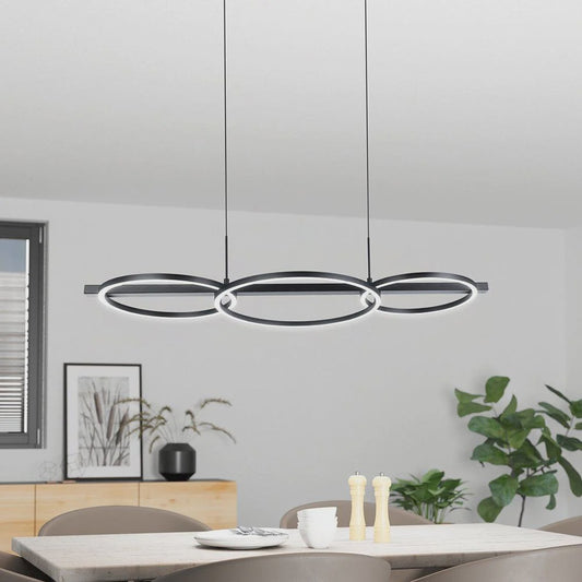 Lanacera Island Pendant Light Black Plastic 3000K - 390087N - ARCK Electrical Wholesale Supplies