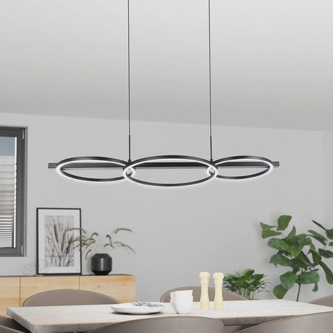 Lanacera Island Pendant Light Black Plastic 3000K - 390087N - ARCK Electrical Wholesale Supplies