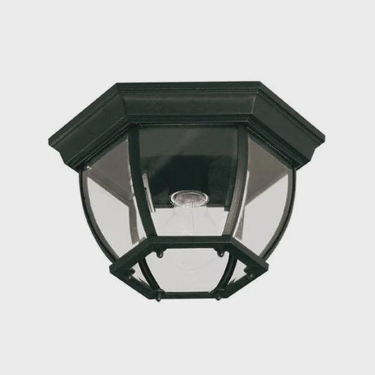 Dakota DIY Outdoor Ceiling Light - MX4971BLK - ARCK Electrical Wholesale Supplies