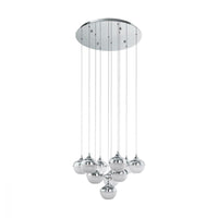 Mioglia 10 LED Pendant Chrome & White - 39527