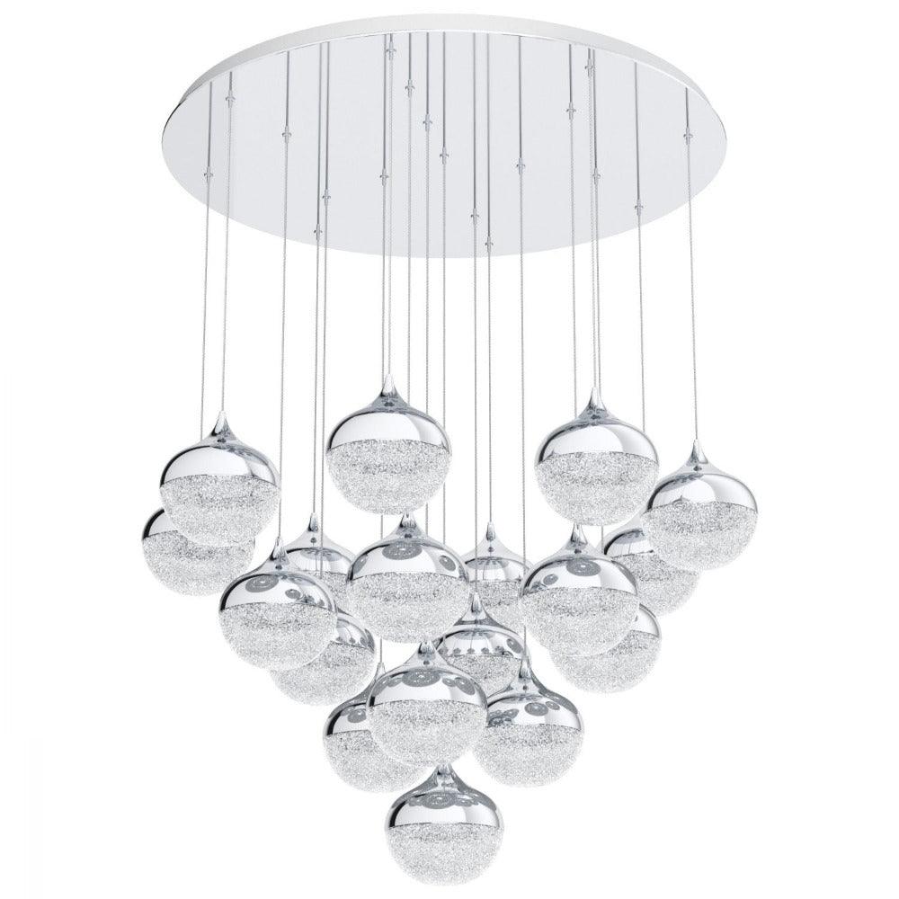 Mioglia 18 LED Pendant Chrome & White - 39528