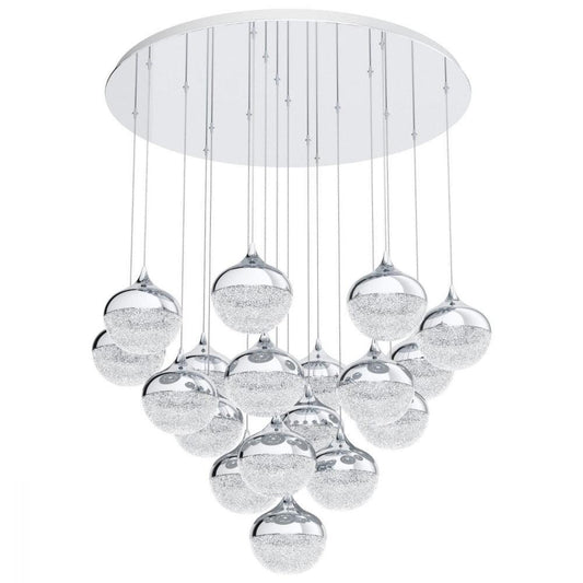 Mioglia 18 LED Pendant Chrome & White - 39528 - ARCK Electrical Wholesale Supplies