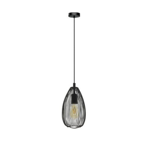 Clevedon Pendant Light Black Steel - 49141N