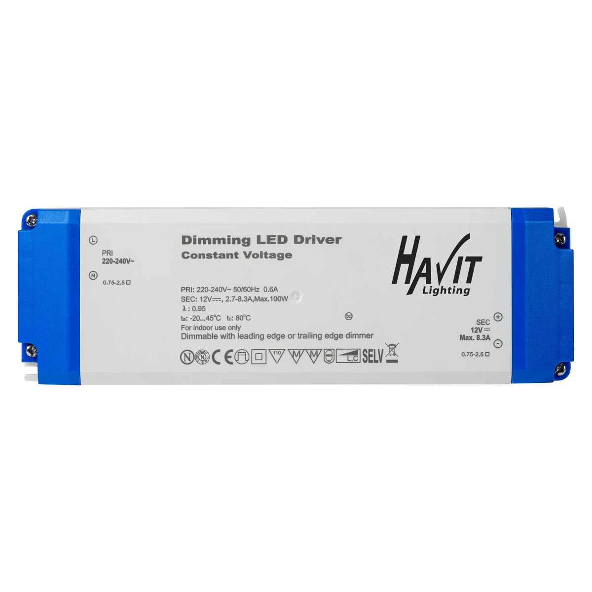100w Weatherproof LED Driver 2 - HV9654-24V100W - ARCK Electrical Wholesale Supplies