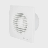 Fantech 180mm x 190mm Flush Mounted Square Exhaust Fan (125mm Duct) - DOM-125
