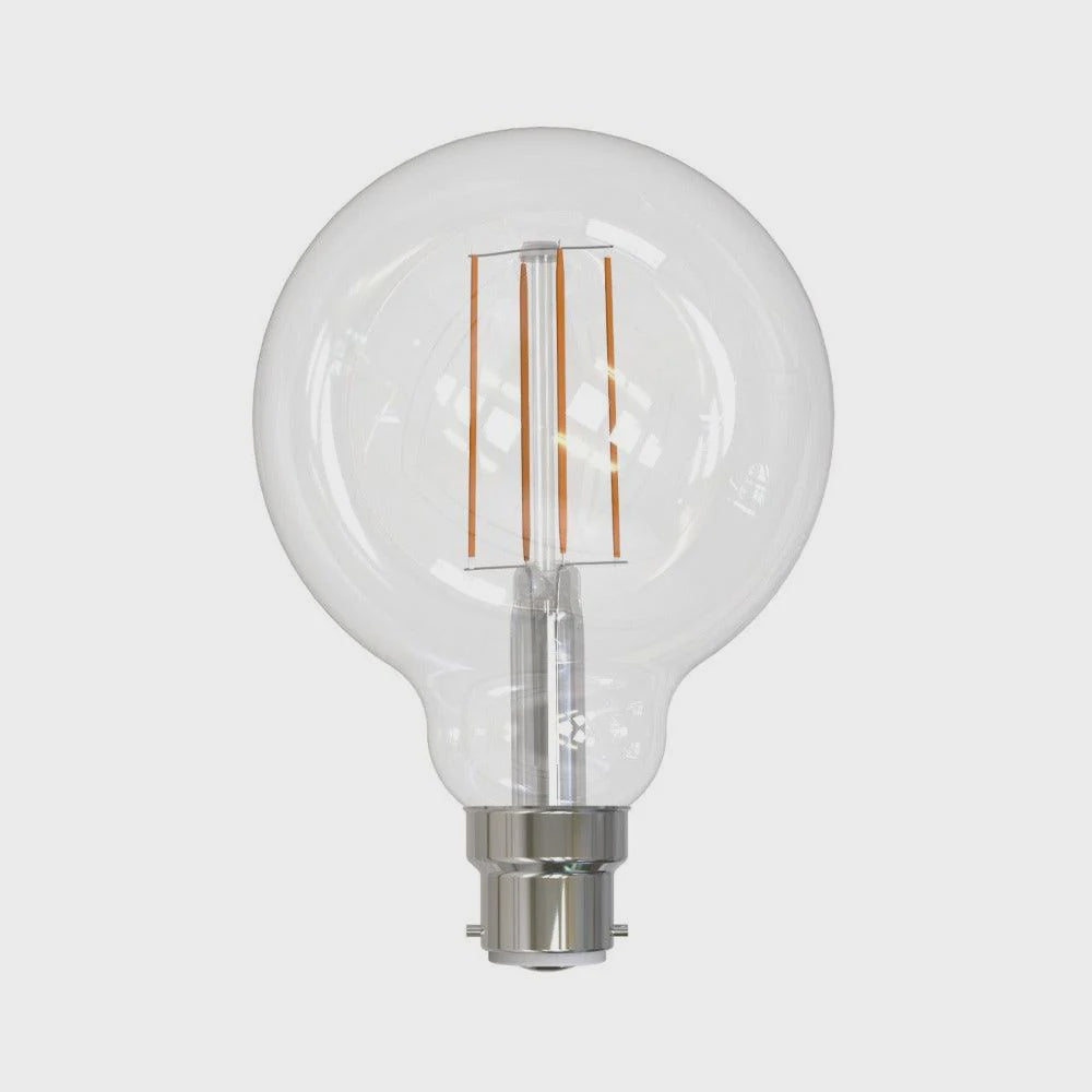 Filament G95 Dimmable LED Globe 240V 5W BC Clear 2700K - 205425 - ARCK Electrical Wholesale Supplies