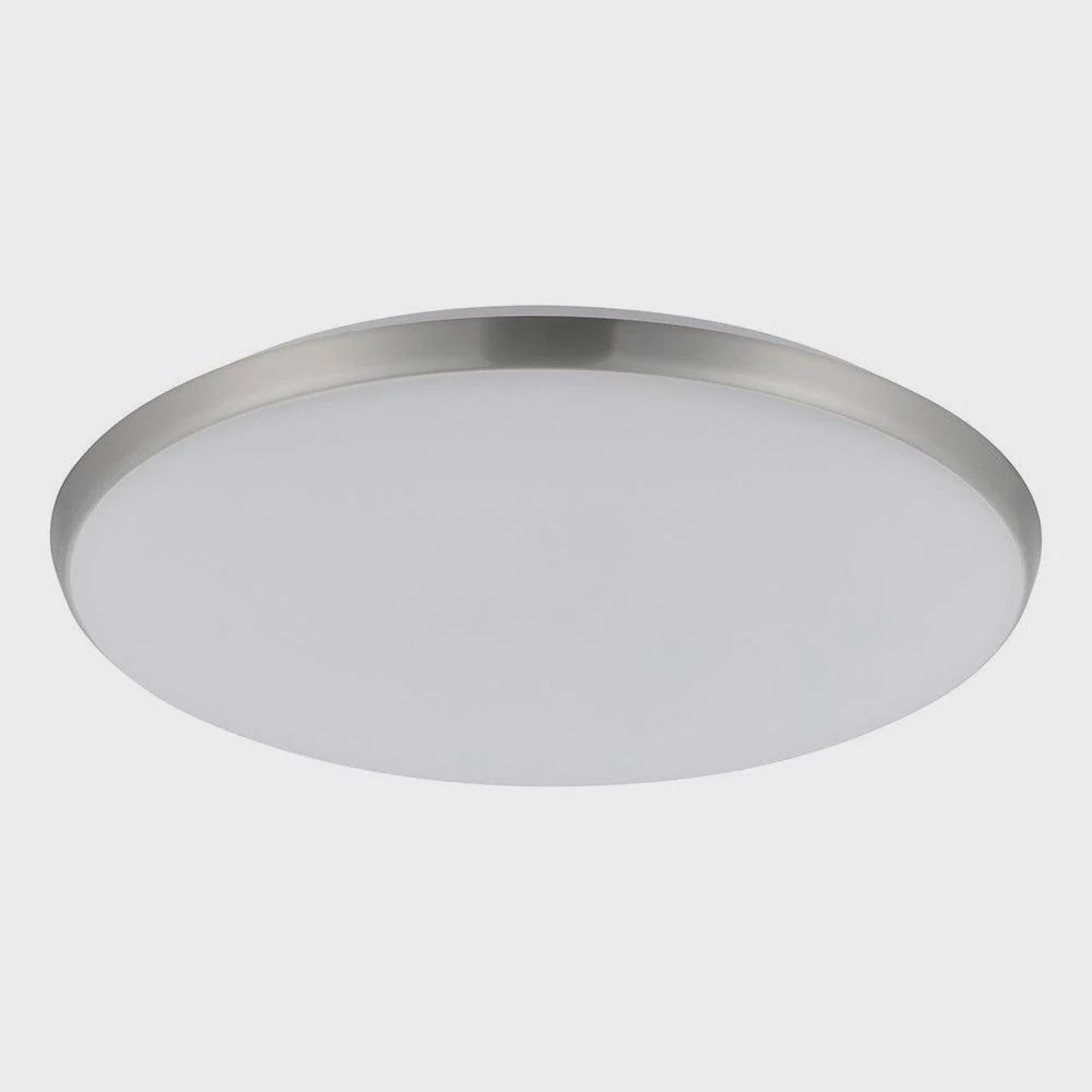 Ollie 2 28W/35W Dimmable LED Oyster Satin Nickel / Tri-Colour - 206396 - ARCK Electrical Wholesale Supplies