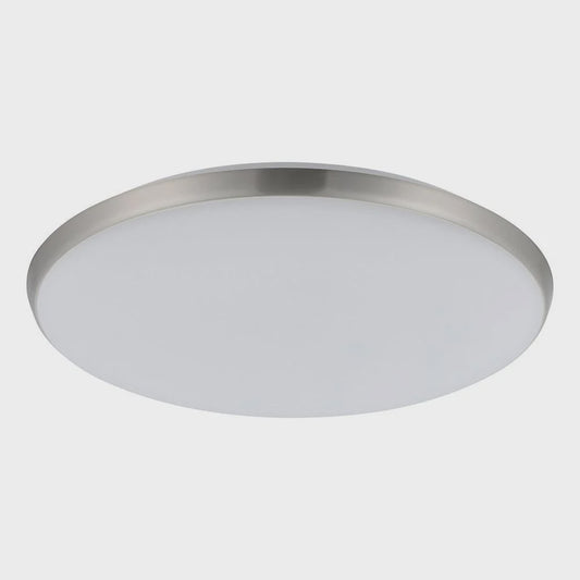 Ollie 2 28W/35W Dimmable LED Oyster Satin Nickel / Tri-Colour - 206396 - ARCK Electrical Wholesale Supplies