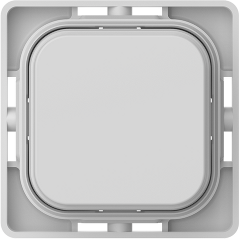 Clipsal Iconic Dolly Push Button Blank Cool Grey - 40APB-CY - ARCK Electrical Wholesale Supplies