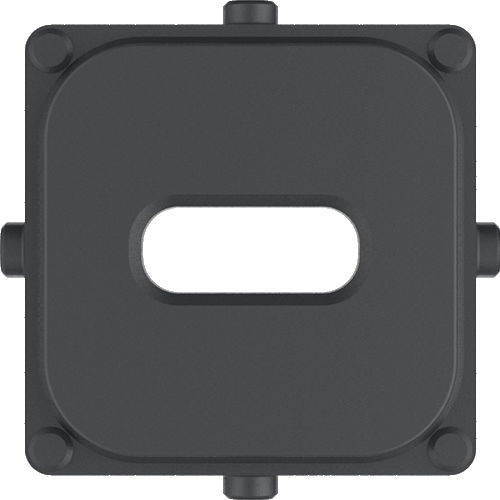Clipsal Iconic 40 Series Single Mechanism Cap USB-C Anthracite - 40E1USBCCAP-AN - ARCK Electrical Wholesale Supplies