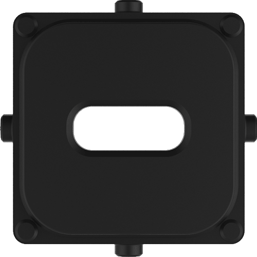 Clipsal Iconic 40 Series Single Mechanism Cap USB-C Black - 40E1USBCCAP-BK - ARCK Electrical Wholesale Supplies