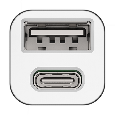 Clipsal Iconic 40 Series Dual USB Charging Mechanism Type A+C - 40E2USBACM - ARCK Electrical Wholesale Supplies