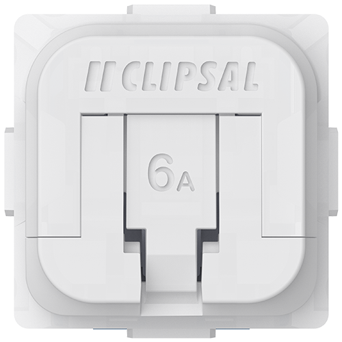 Clipsal Iconic 40 Series RJ45 CAT5E UTP Shutter Mechanism Translucent Tan - 40RJ45SMA5SHC-TN - ARCK Electrical Wholesale Supplies