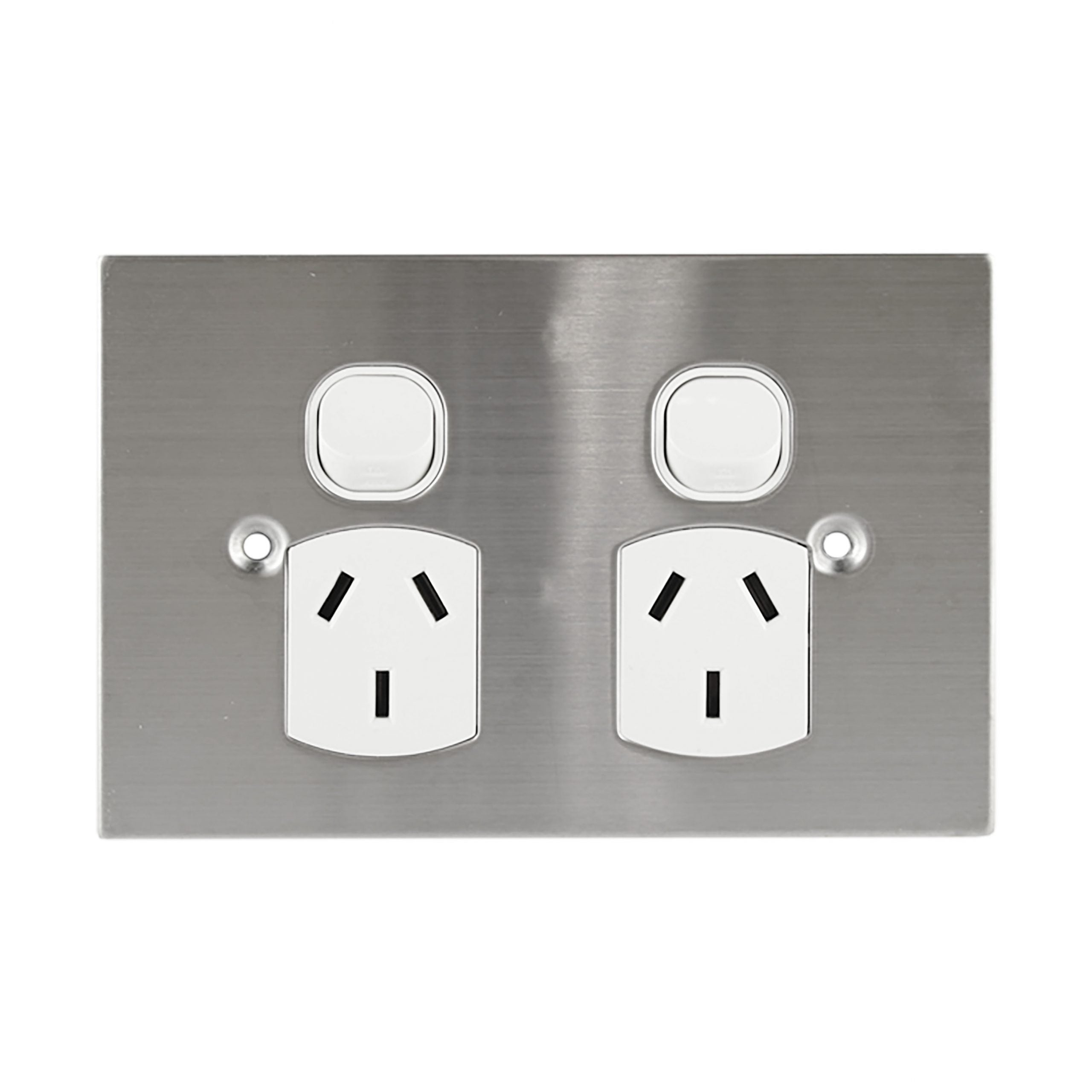 CSG Stainless Steel White Doub - SS-POD10 - ARCK Electrical Wholesale Supplies