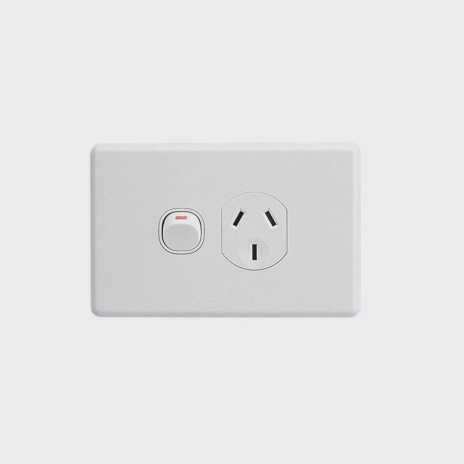Clipsal Classic Single Powerpoint White - C2015-WE - ARCK Electrical Wholesale Supplies
