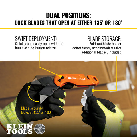 Folding Utility Knife With Blade Storage - A-44303 - ARCK Electrical Wholesale Supplies