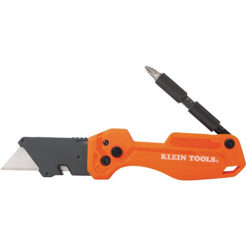 Folding Utility Knife With Impact Driver