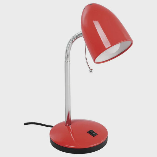Lara 1 Light Table Lamp Red - 205271N - ARCK Electrical Wholesale Supplies