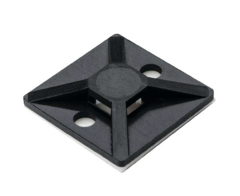 Adhesive Tie Mount Black 28mm - TUFATM28B - ARCK Electrical Wholesale Supplies