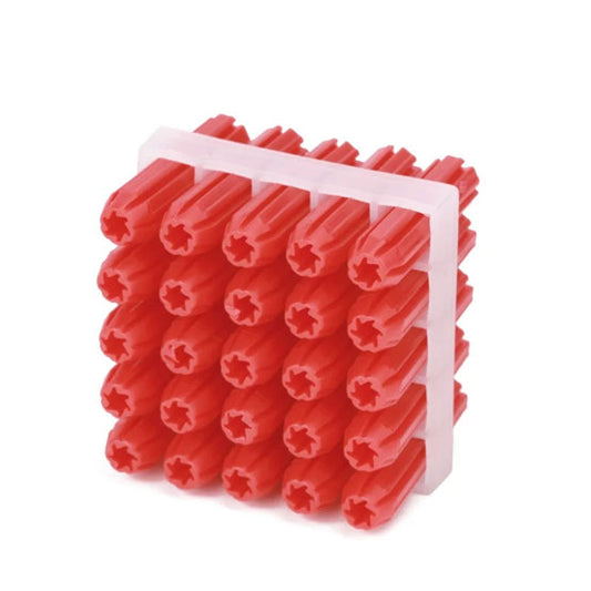 Wall Plug Red 6g x 25.0mm 100 - TUFPWP625 - ARCK Electrical Wholesale Supplies