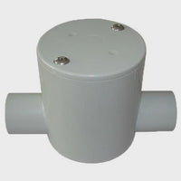 PVC-2 Way Deep J/Box Grey 20mm - JBD-20G/2