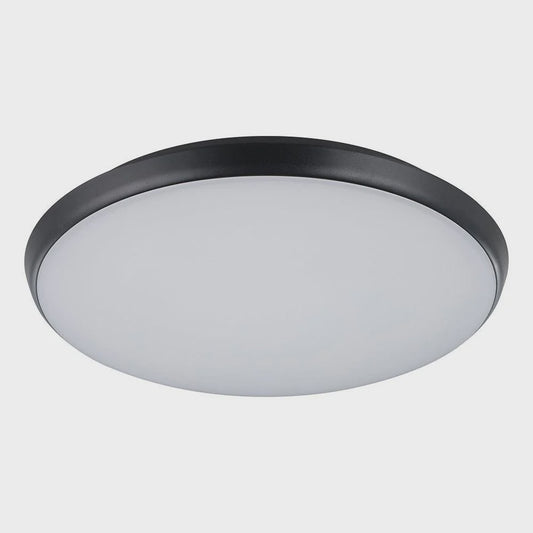 Ollie 2 18W/25W Dimmable LED Oyster Black / Tri-Colour - 206398 - ARCK Electrical Wholesale Supplies