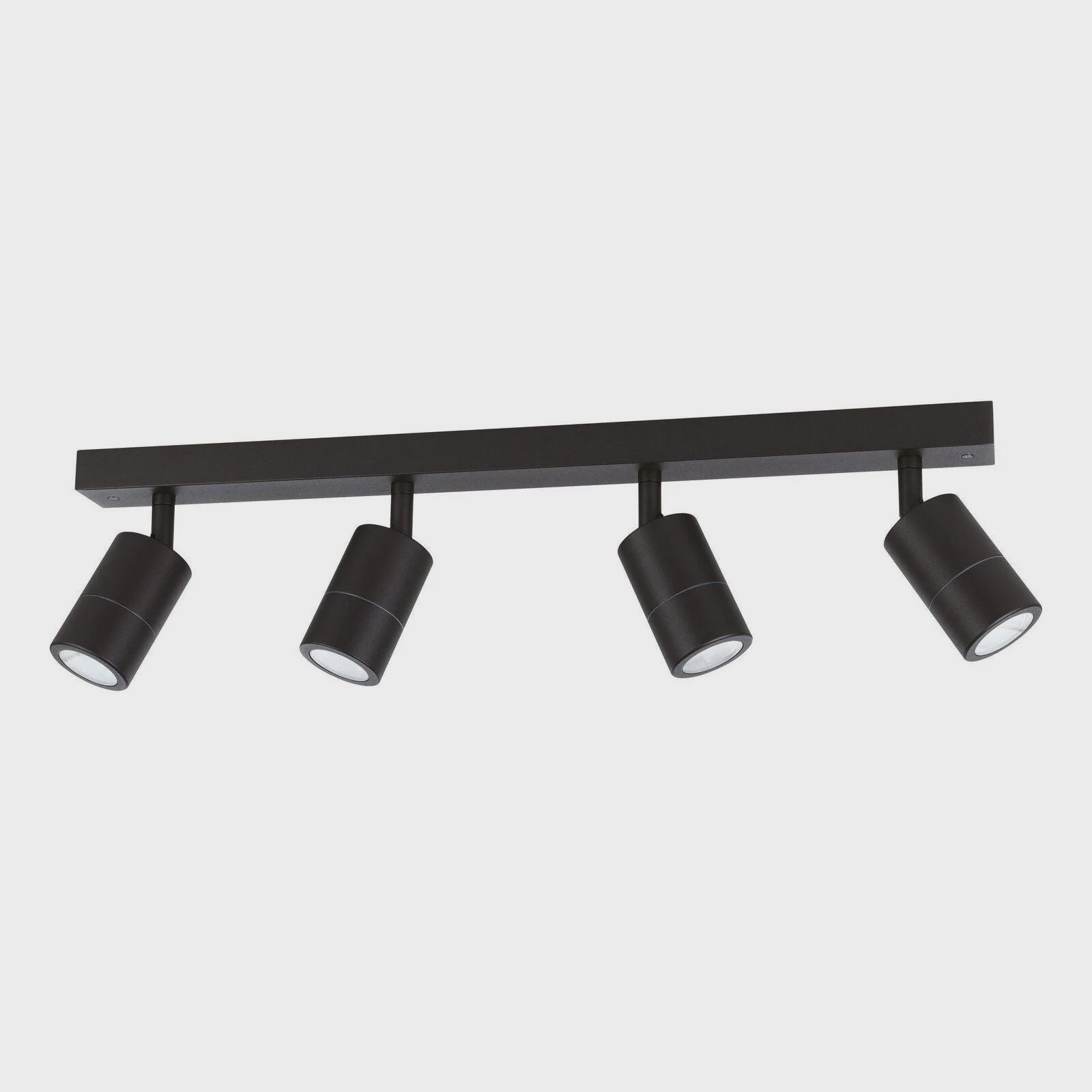 FREMANTLE 4lt GU10 Adjustable Bar IP55 Dimmable Exterior Wall Light Matt Black - 206164 - ARCK Electrical Wholesale Supplies