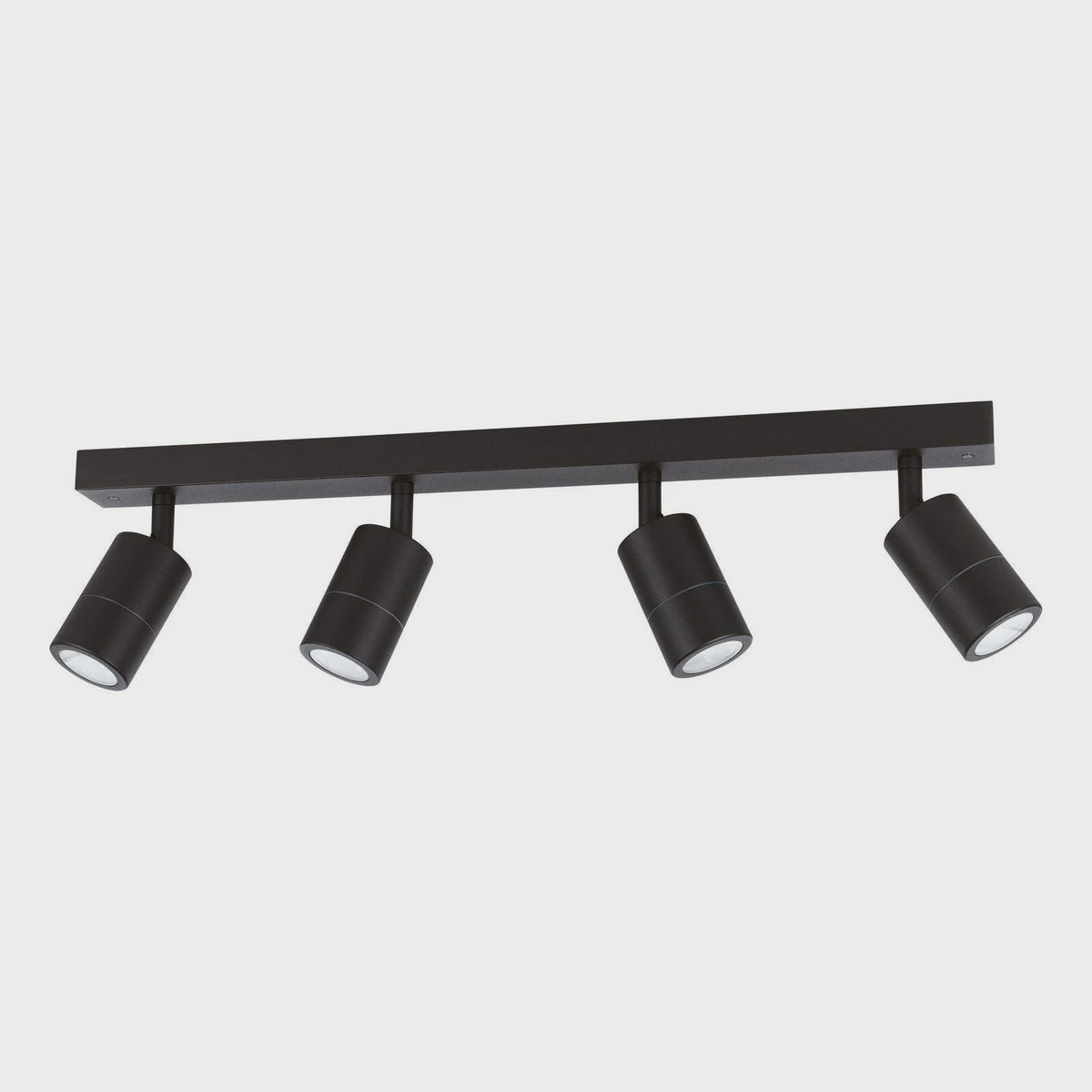 FREMANTLE 4lt GU10 Adjustable Bar IP55 Dimmable Exterior Wall Light Matt Black - 206164 - ARCK Electrical Wholesale Supplies