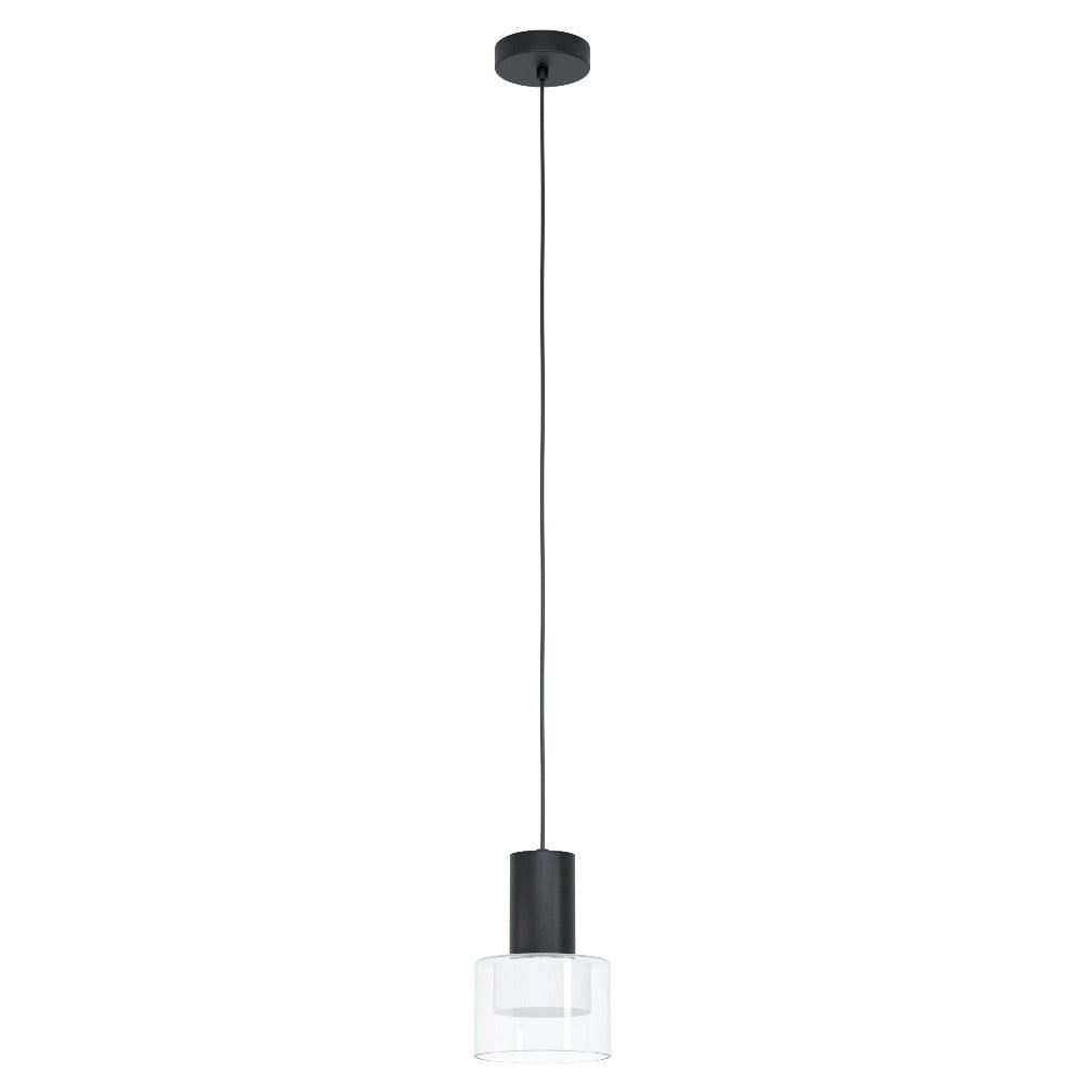 MOLINEROS Pendent Light Black Steel Clear Glass 3CCT - 39725N