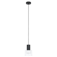 MOLINEROS Pendent Light Black Steel Clear Glass 3CCT - 39725N