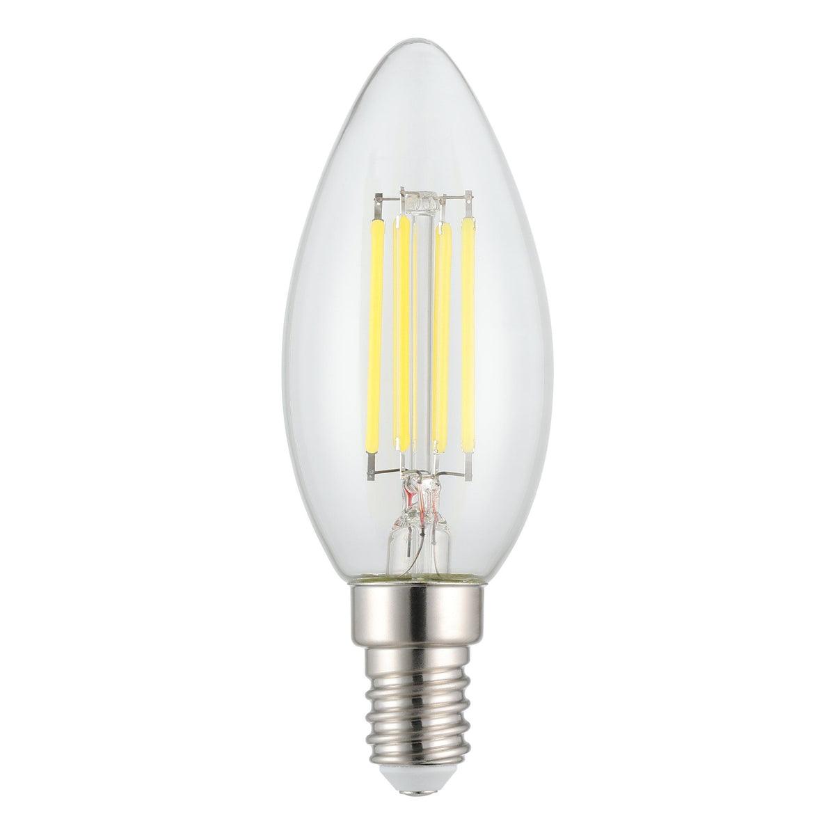 Filament Candle Clear Globe 4W E14 Dimmable 5000K - 206443
