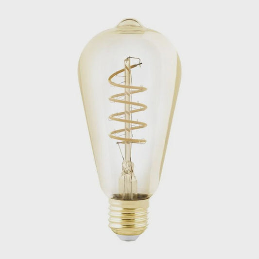 Bulb LED ST64 Globe ES 240V 4W Warm White 2000K - 110083 - ARCK Electrical Wholesale Supplies