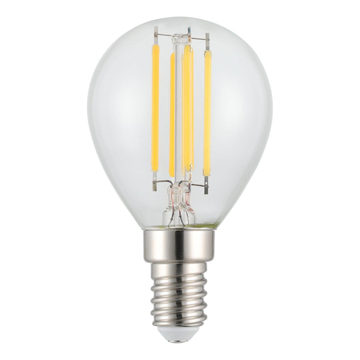 Filament Fancy Round Clear LED 4W E14 Dimmable 3000K - 206452