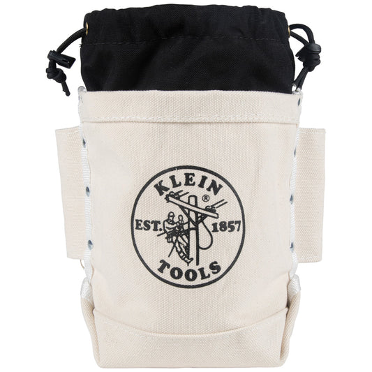 Klein Tools Tool Bag, Extra Tall Top Closing Bolt Bag, 5 x 12 x 9-Inch- A-5416TCP