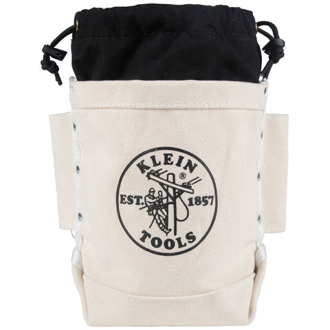 Klein Tools Tool Bag, Extra Tall Top Closing Bolt Bag, 5 x 12 x 9-Inch- A-5416TCP
