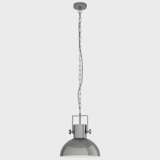 Lubenham 1 1 Light Pendant Antique Nickel - 43167N - ARCK Electrical Wholesale Supplies