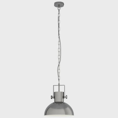 Lubenham 1 1 Light Pendant Antique Nickel - 43167N - ARCK Electrical Wholesale Supplies