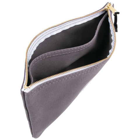 CANVAS TOOL POUCH WITH DIVIDER 7INCH