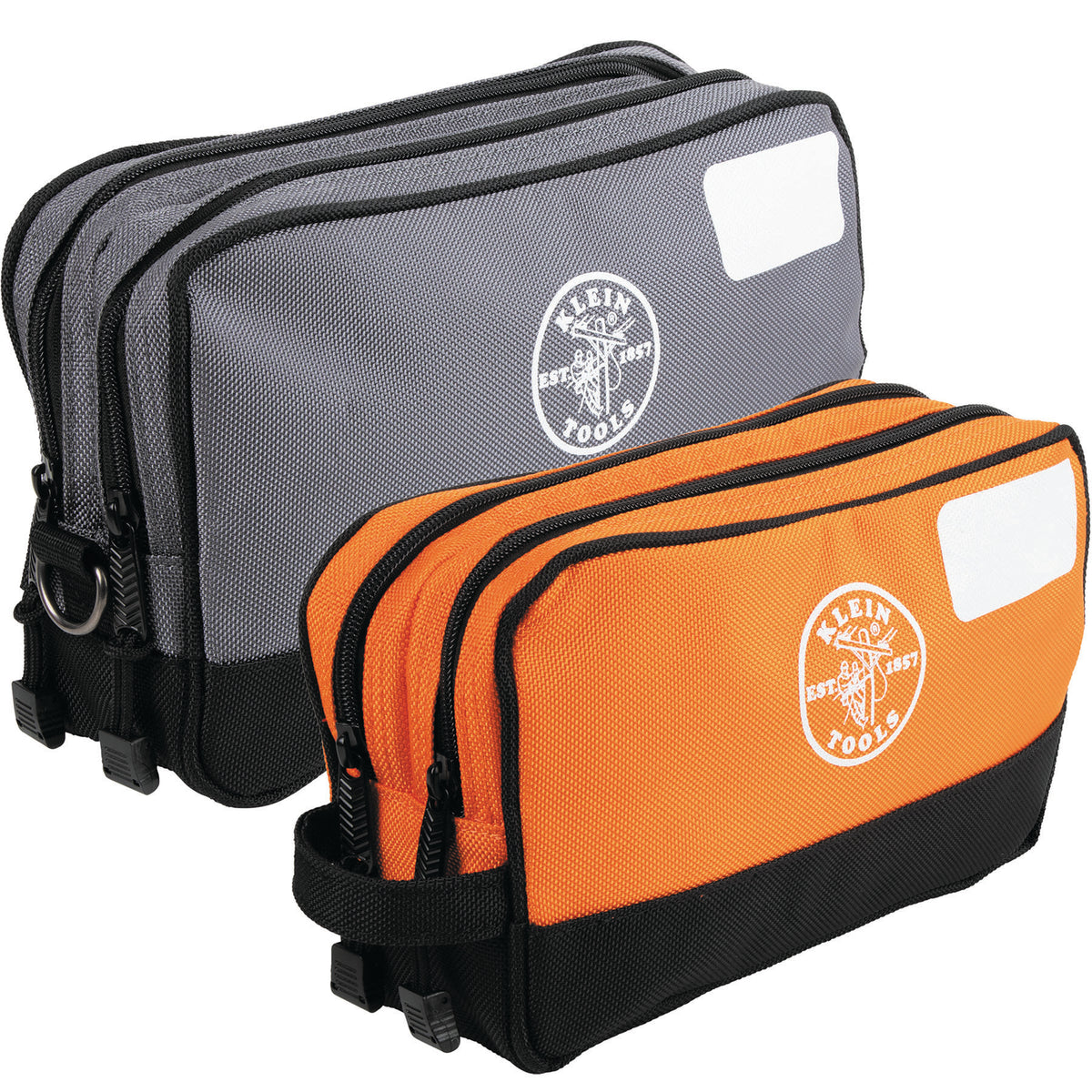 DOUBLE ZIPPER BAG 2PK