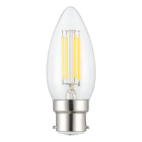 Filament Candle Clear Globe 4W B22 Dimmable 5000K - 206446